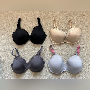 4 Natori bras (size 34DDD)